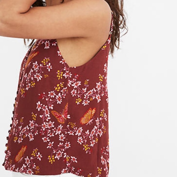 Madewell butterfly sanctuary Top sz 12 NWT - Picture 4 of 8
